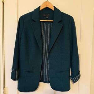41 Hawthorn Dark Teal Knit Blazer – Size M